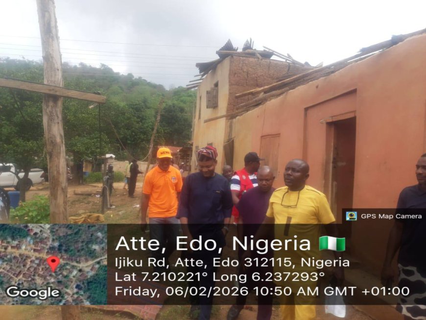 Windstorm, Rainstorm Wreck 179 Houses, Displace Over 2,000 in Edo Communities