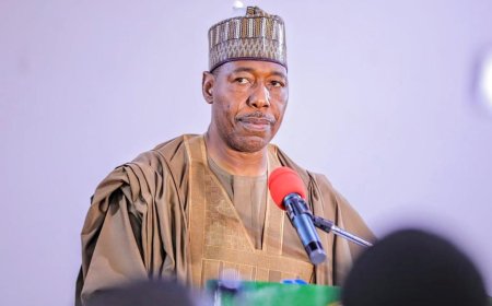 JUST IN: Zulum Dissolves Borno Executive Council, Relieves Commissioners of Duties